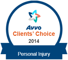 Avvo Clients' Choice | Personal Injury | 2014